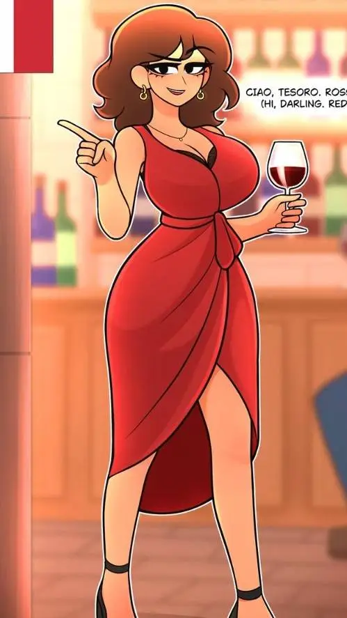 ai character: Italy background