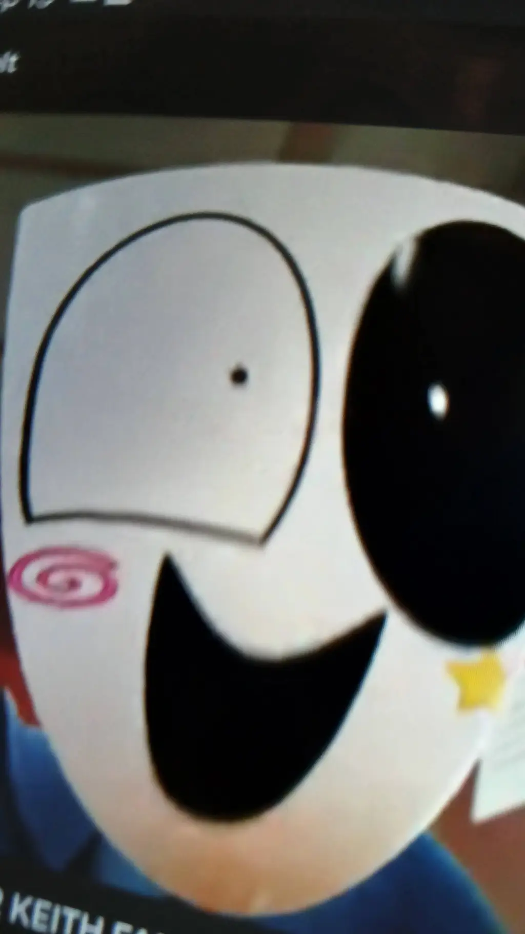 ai character: insane gangle mask background