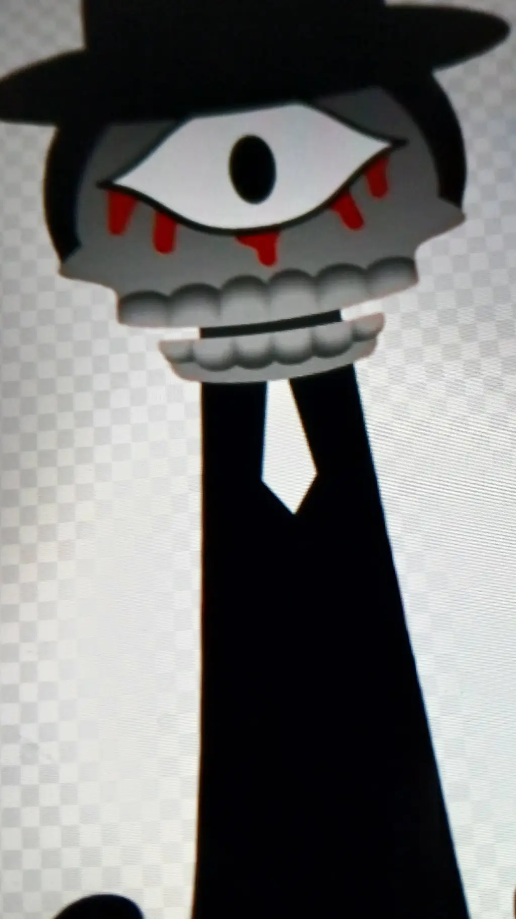 ai character: evil black  background