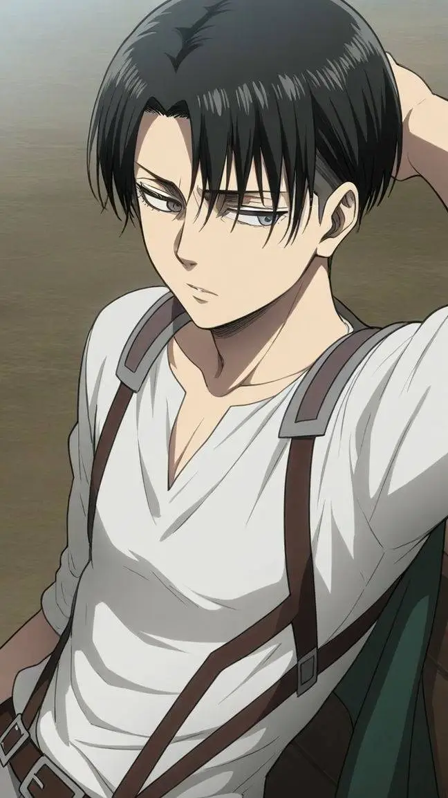 ai character: Levi Ackerman  background