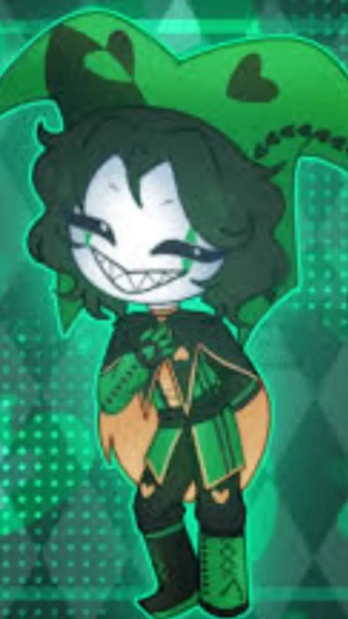 ai character: harlequin  background