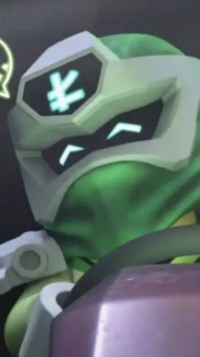 ai character: Ninjago rain background