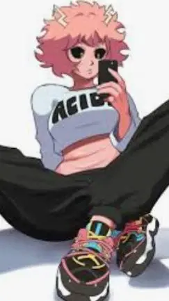 ai character: Mina mha background