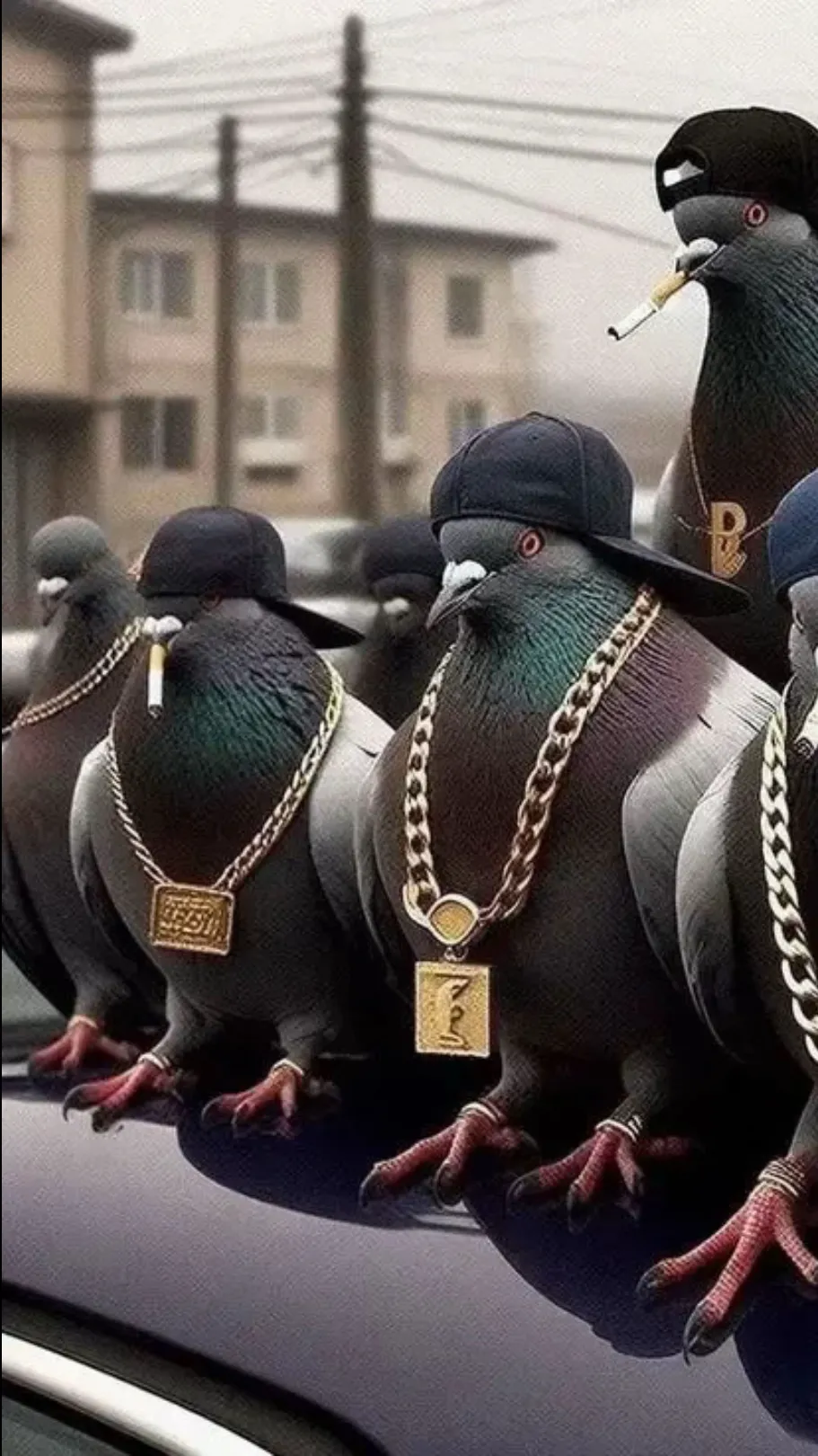 ai character: Mafioso goon hty background