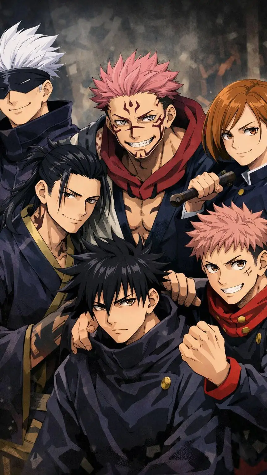 ai character: jujutsu kaisen  background