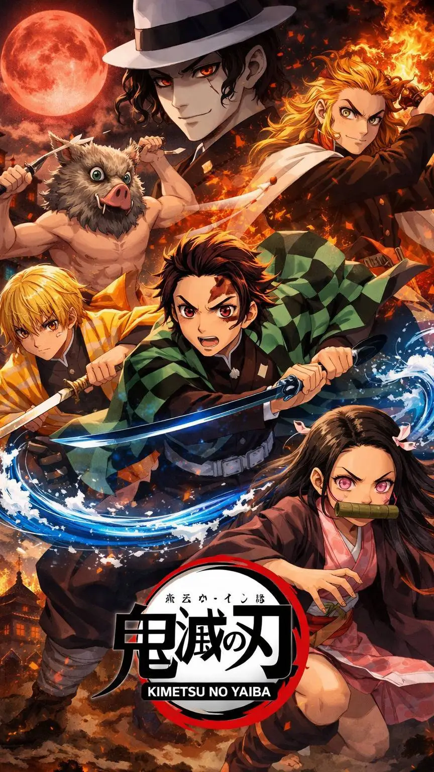 ai character: kimetsu no yaiba background