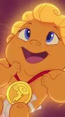 ai character: Baby Hercules  background