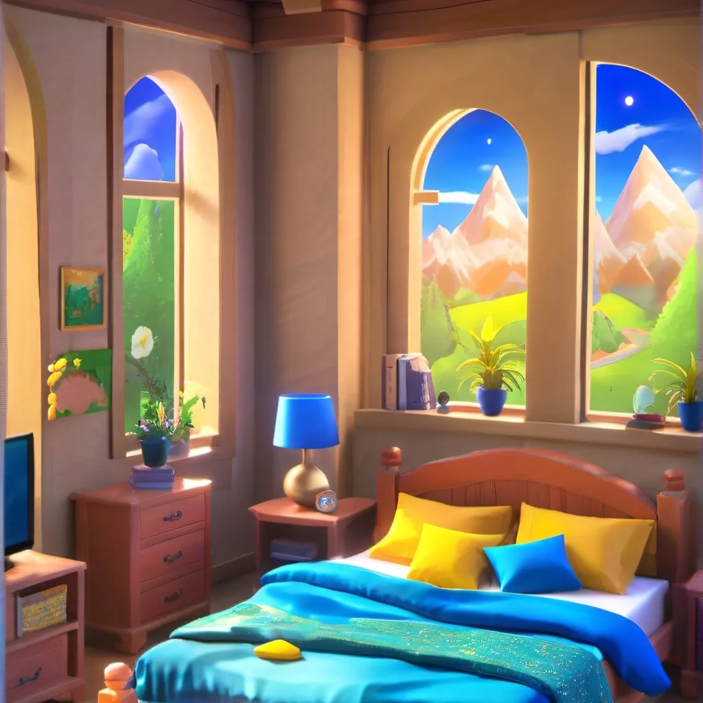 chat with ai character: sleep over 
