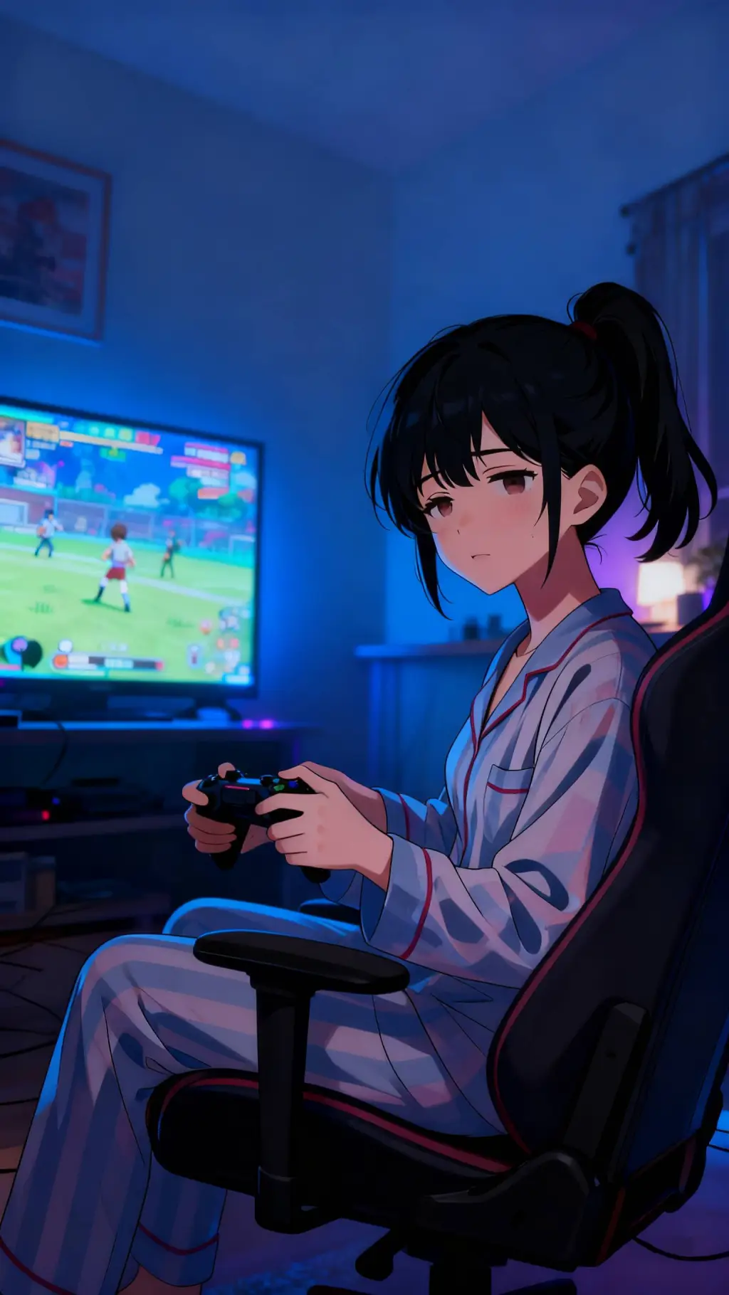 ai character: Rei Nakamura background