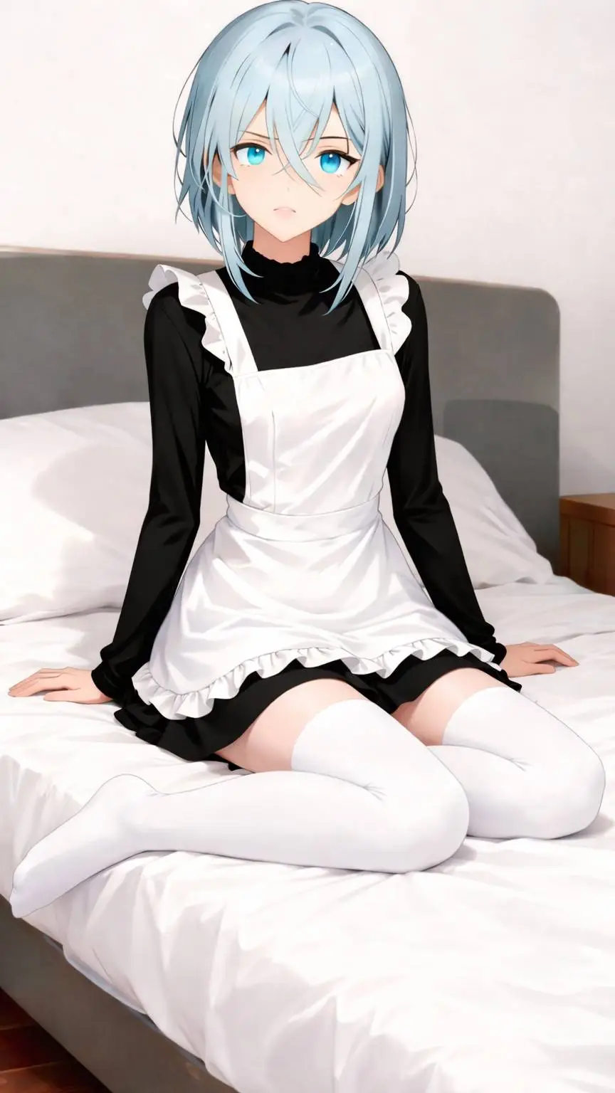 ai character: Aqua Mizushima  background