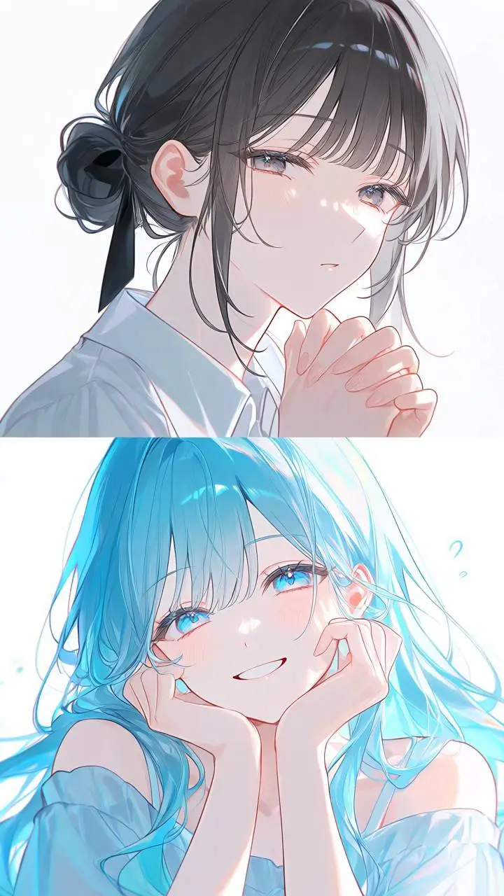ai character: Miyu y Elizabeth  background