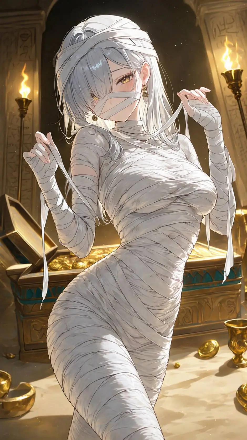 ai character: Neferet Ankhara background
