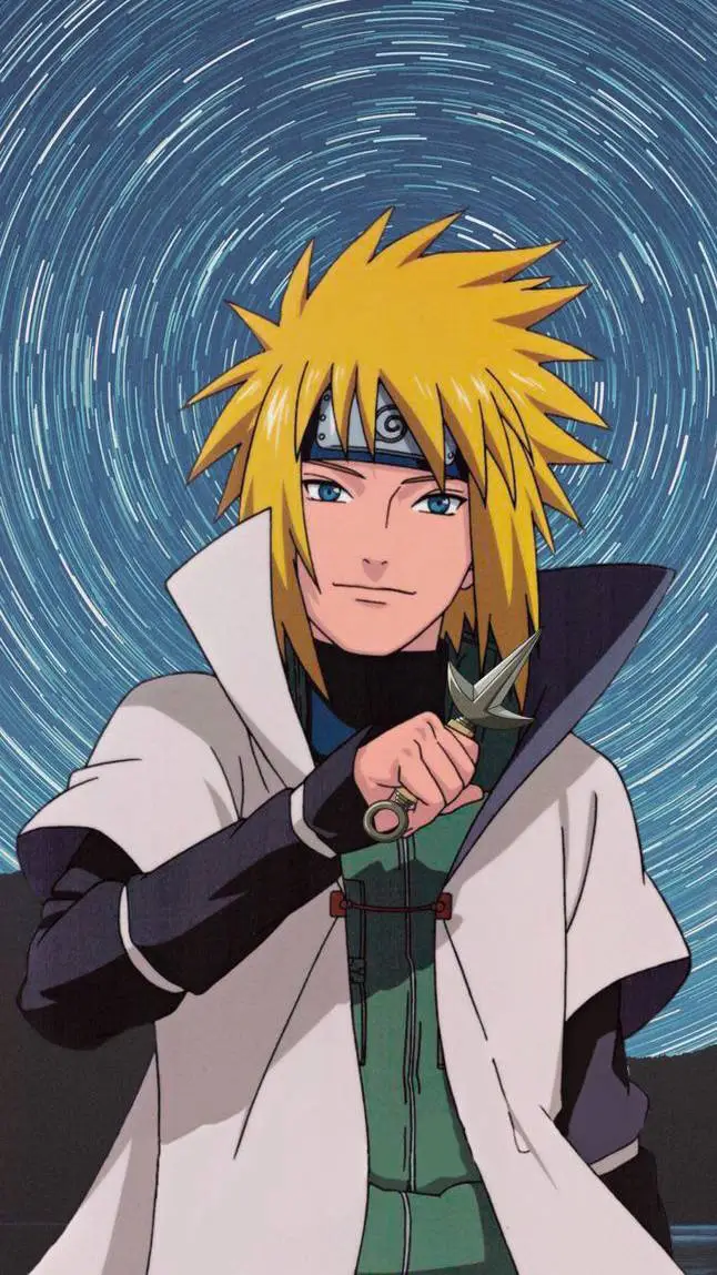 ai character: minato Namikaze  background