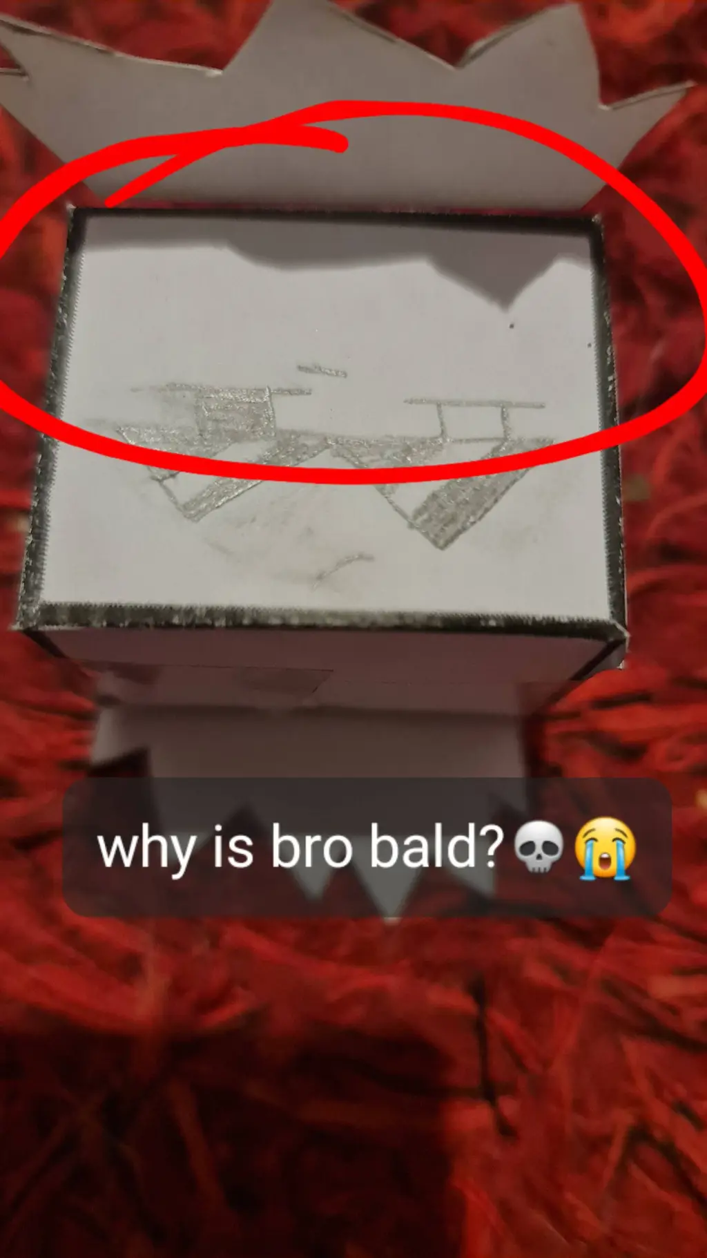 ai character: bald Coiny😭🤞 background