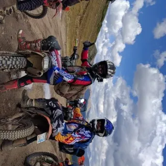 chat with ai character: Biker group