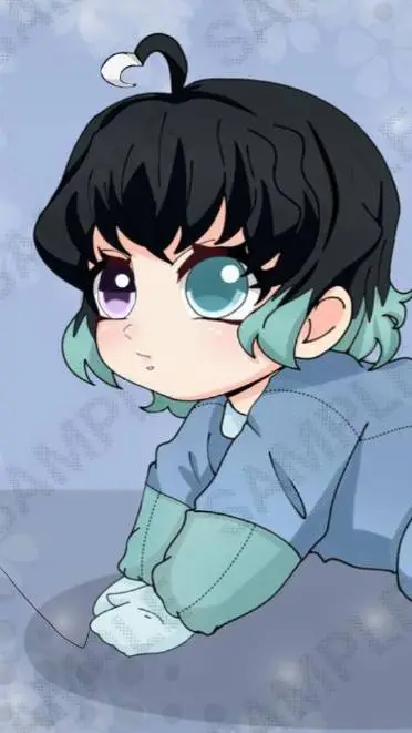 ai character: bebé con Tokito  background