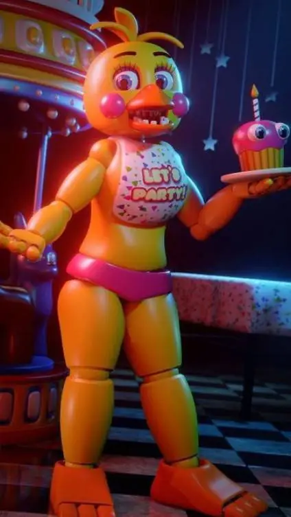 ai character: toy chica  background