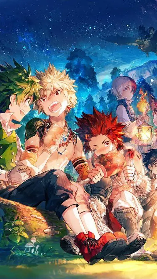 ai character: MHA Noël  background
