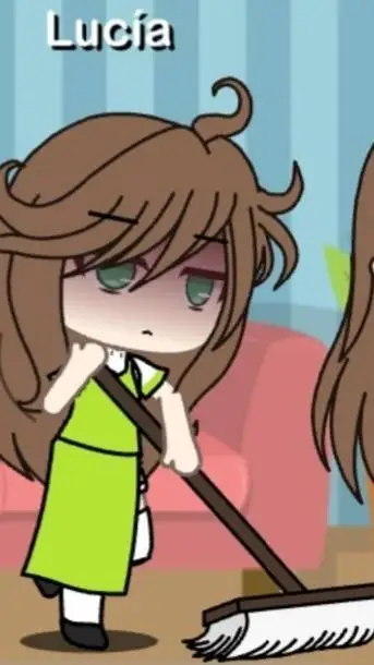 ai character: Lucía  background