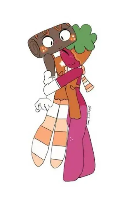 ai character: la fresa emo 👁️👄👁️ background