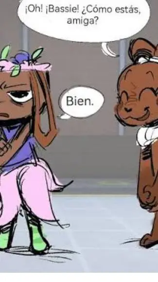 ai character: cocoa y bassie 💅🏻🙄 background