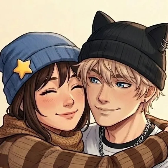 chat with ai character: dogy x bunny🩵🖤