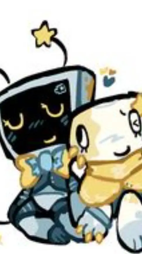 ai character: shelly x vee 🩵🩶 background