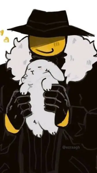 ai character:  •|DoubleFedora|• background