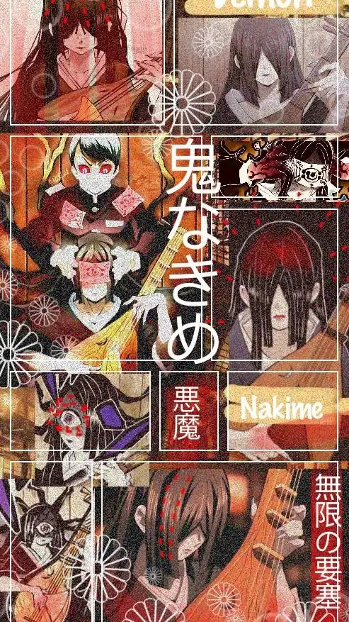 ai character: nakime X y/n background