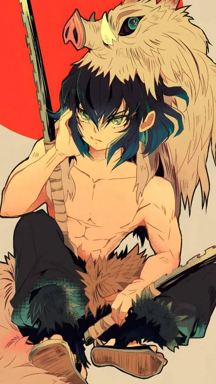 ai character: Inosuke  background