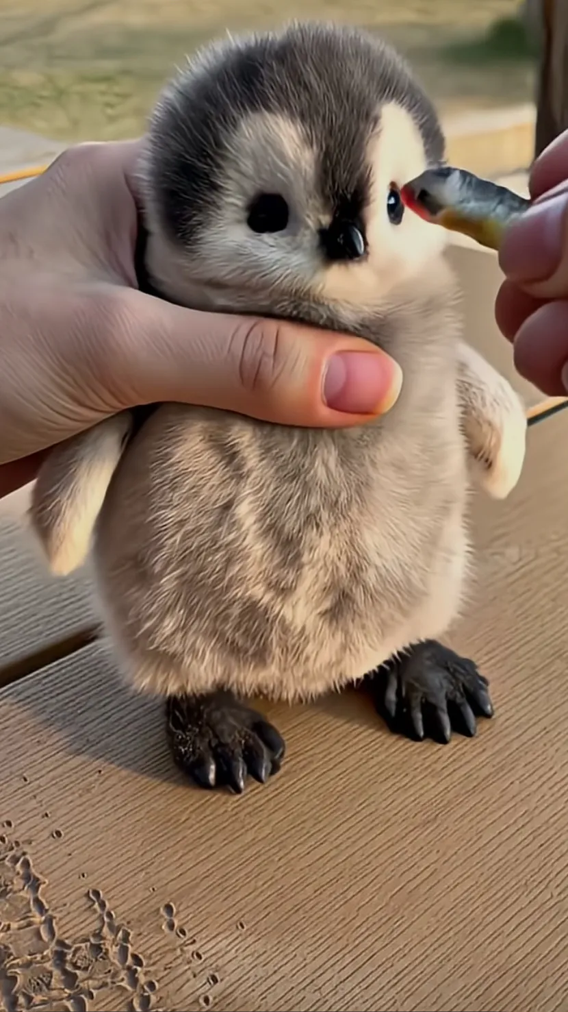 ai character: Baby penguin owner background