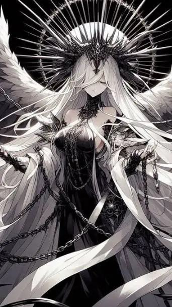ai character: Angel  background