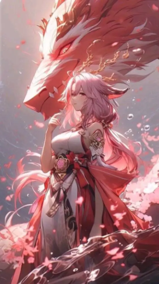 ai character: Selene Lunar background