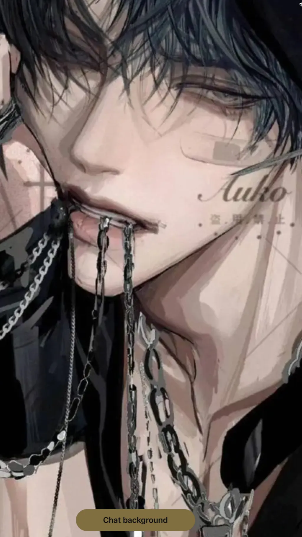 ai character: 𝓝𝓘𝓚𝓞 background