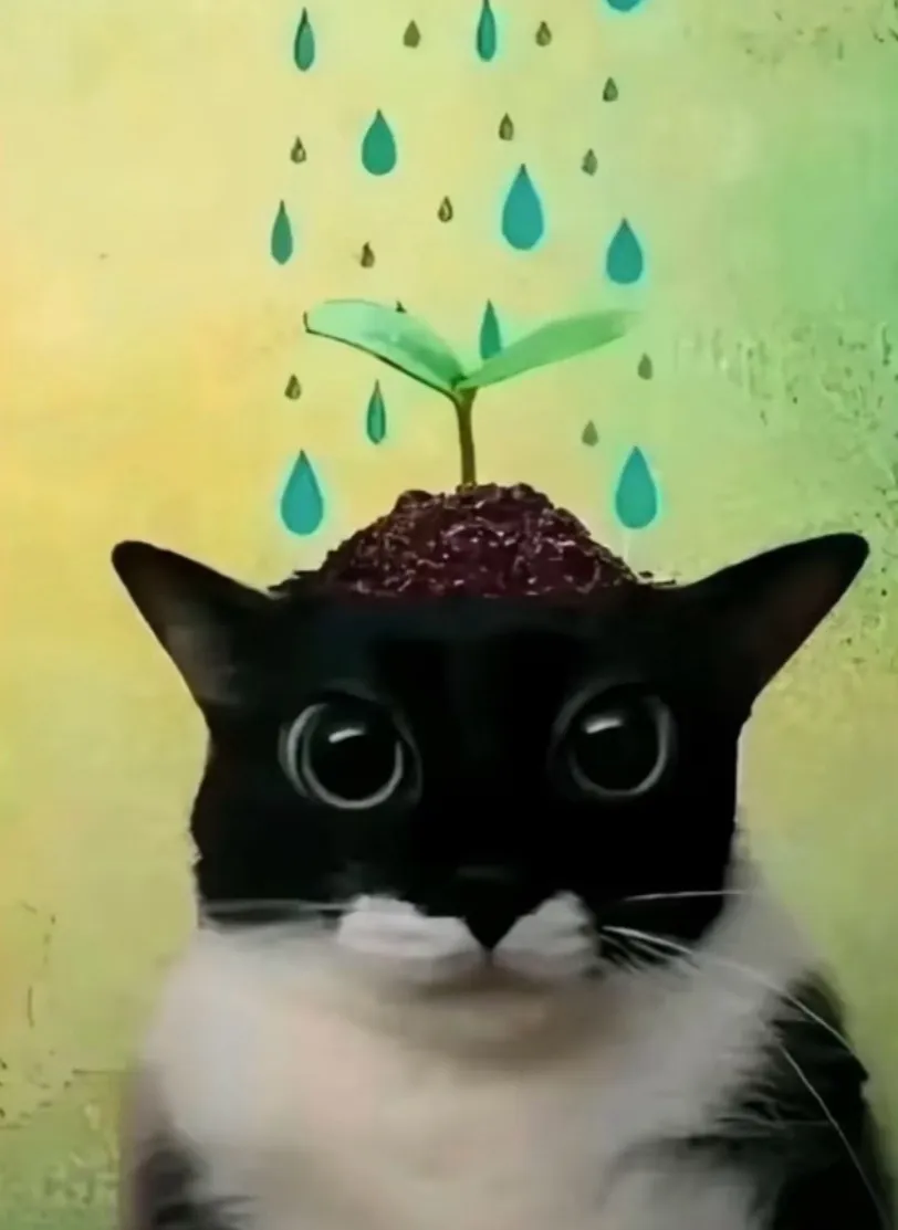 chat with ai character: Plant cat