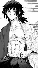 ai character: Giyyu tomioka background