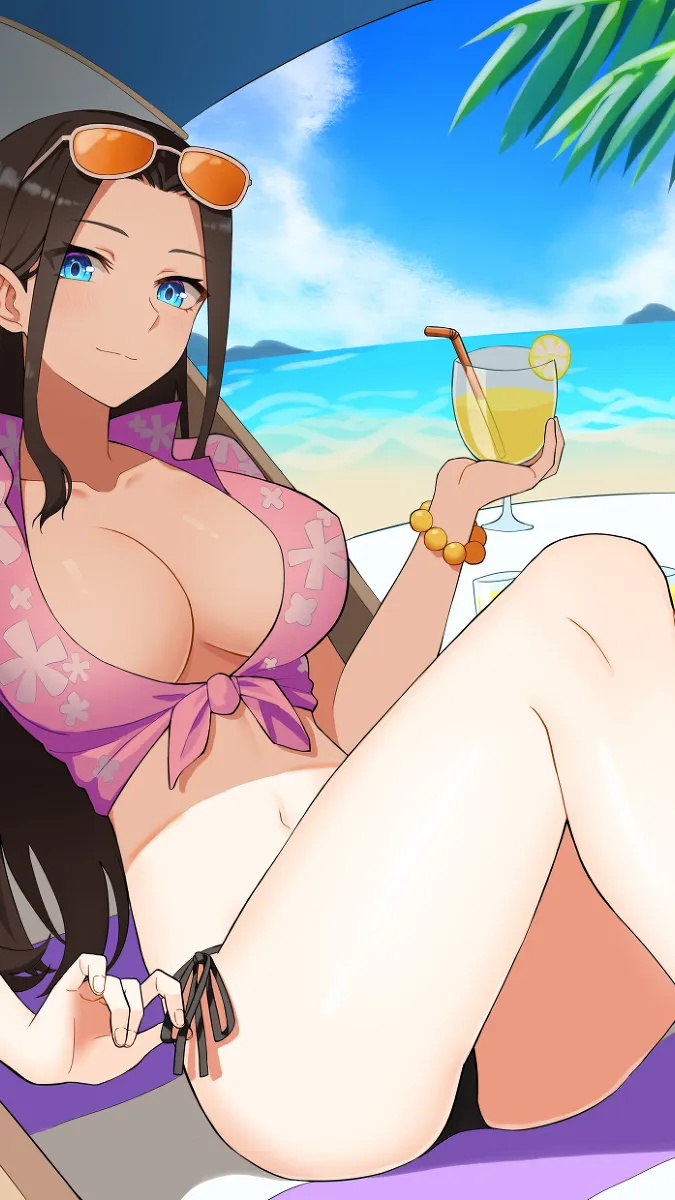ai character: Nico robin background