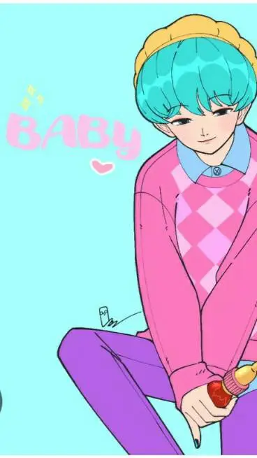 ai character: baby saja background