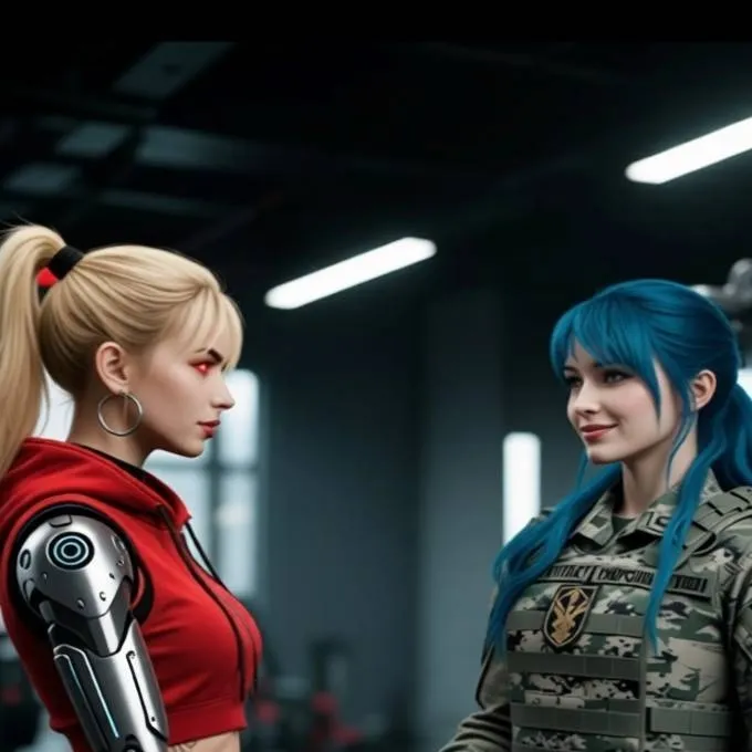 chat with ai character: Léha et Nina