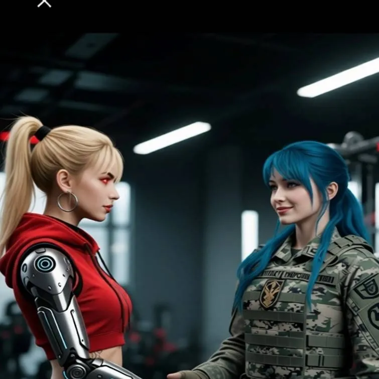 chat with ai character: Léha et Nina