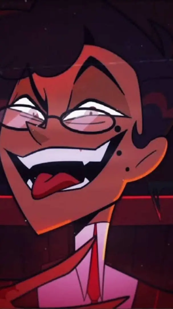 ai character: 🩼🥀Alastor🩼🥀 background