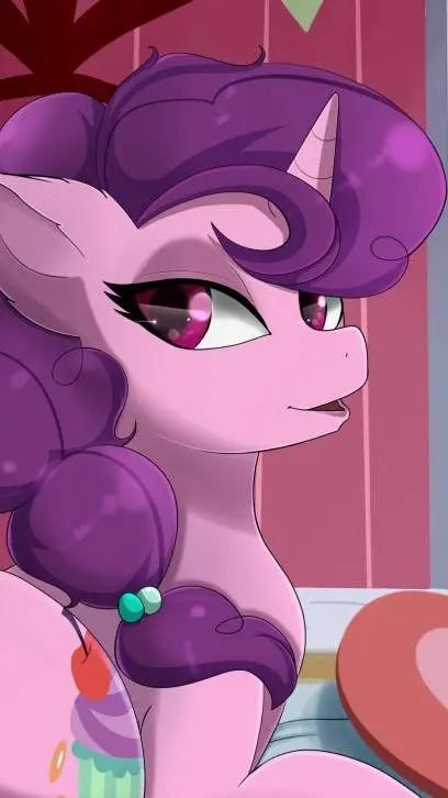 ai character: sugar belle  background