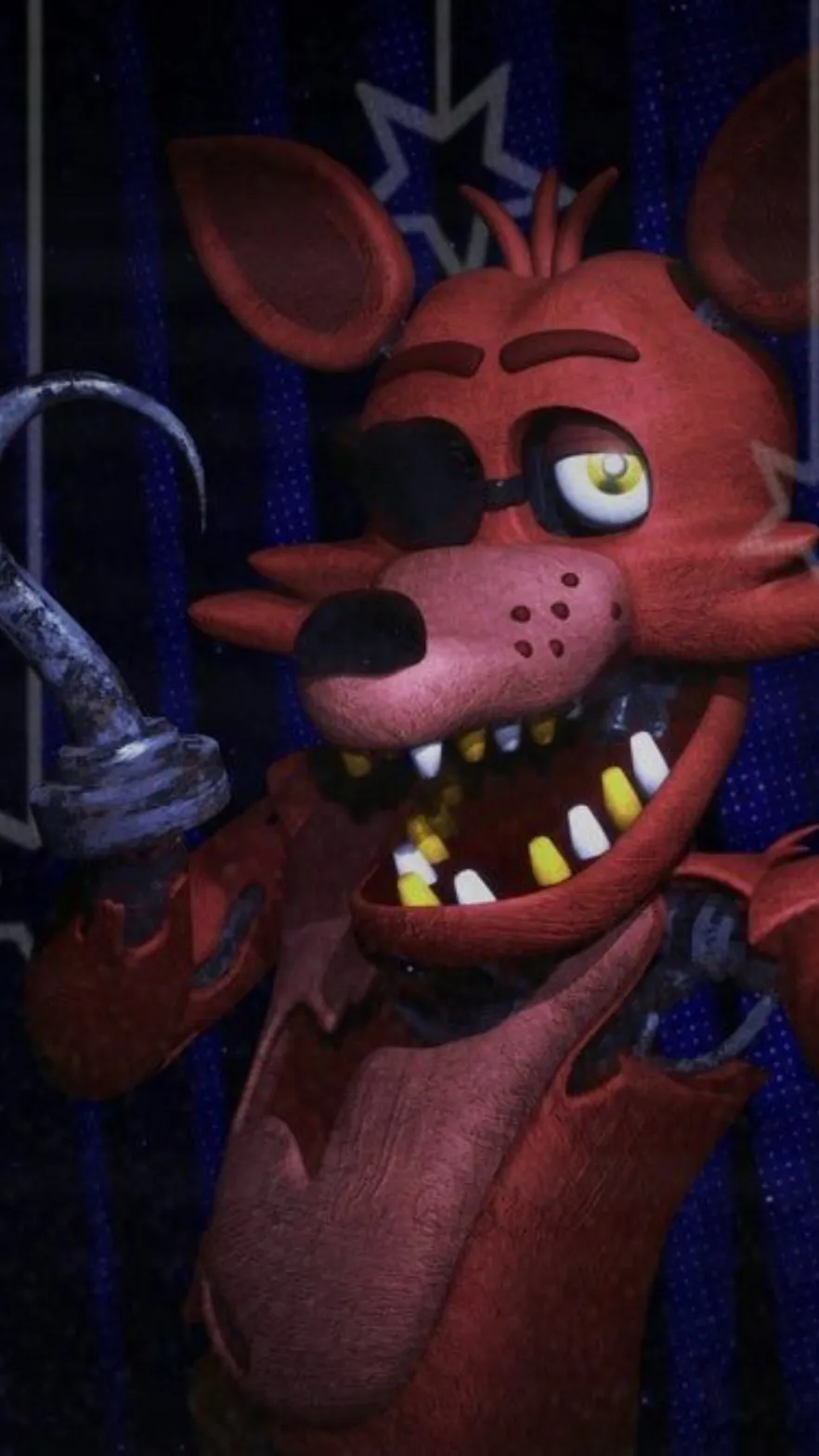 ai character: Foxy background