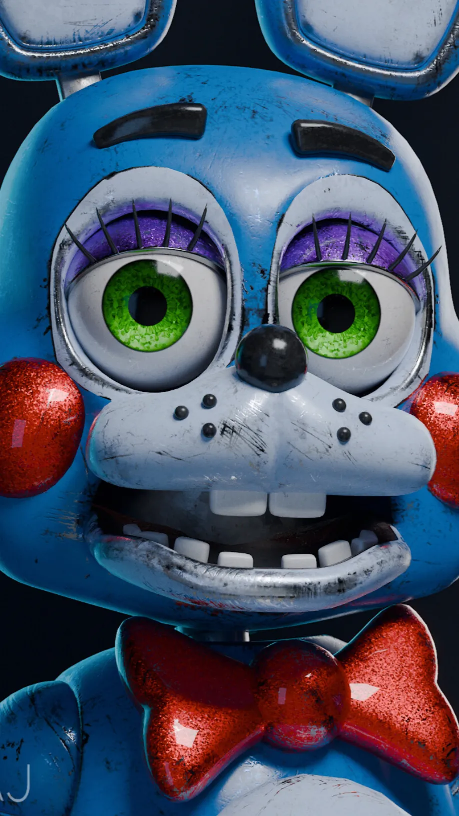 ai character: Toy Bonnie background