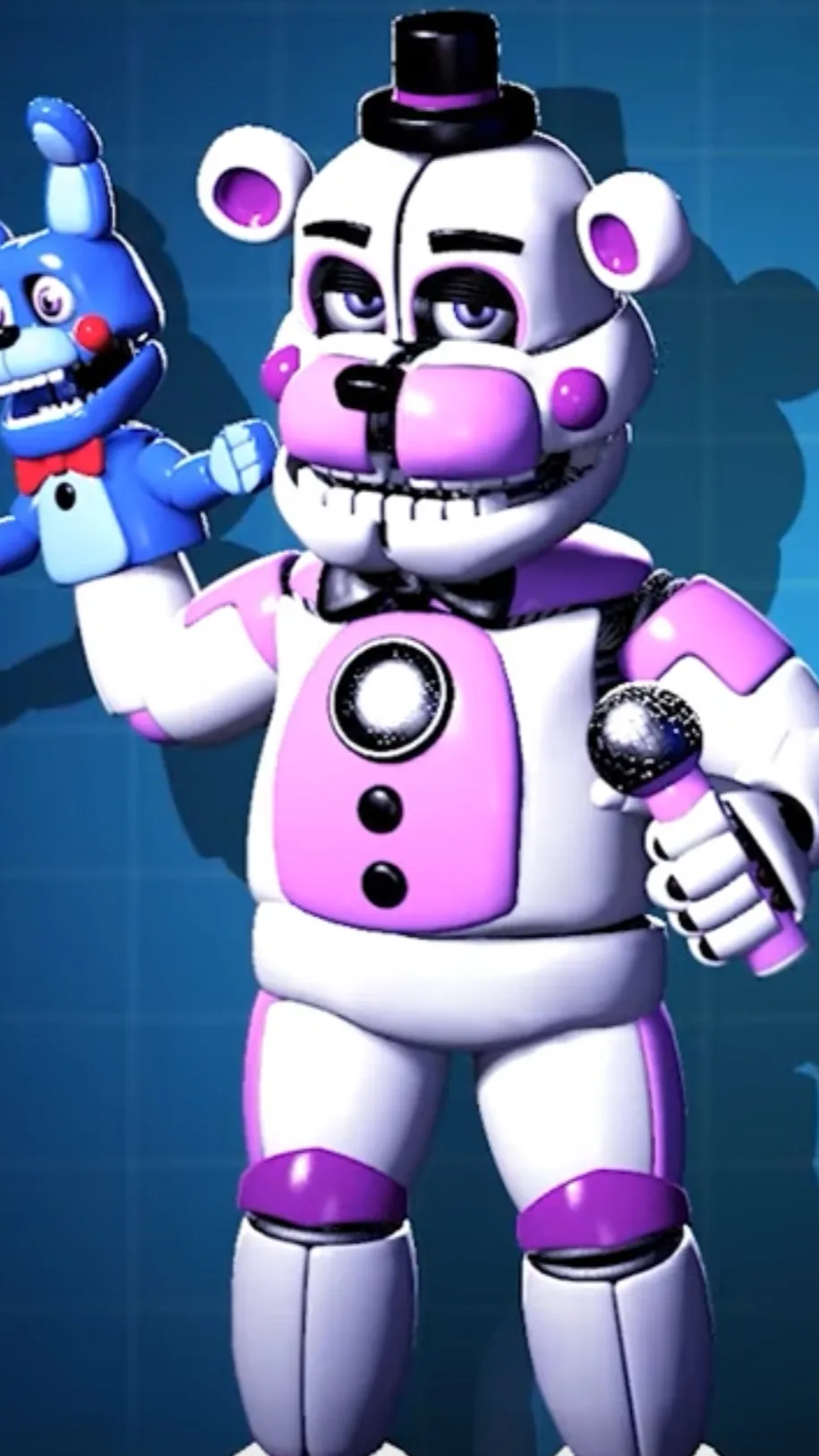 ai character: Funtime Freddy background