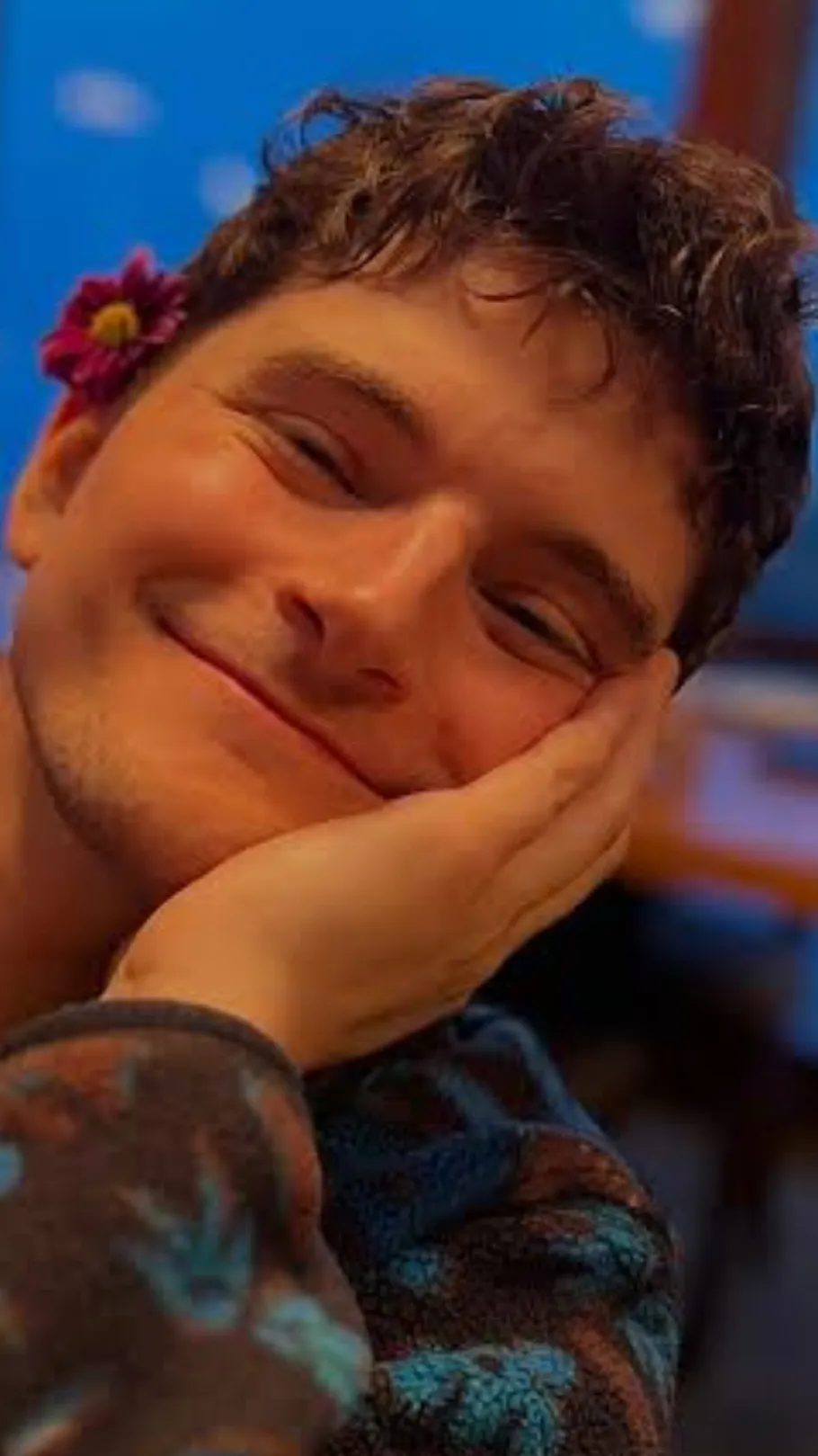 ai character: Blake Roman  background