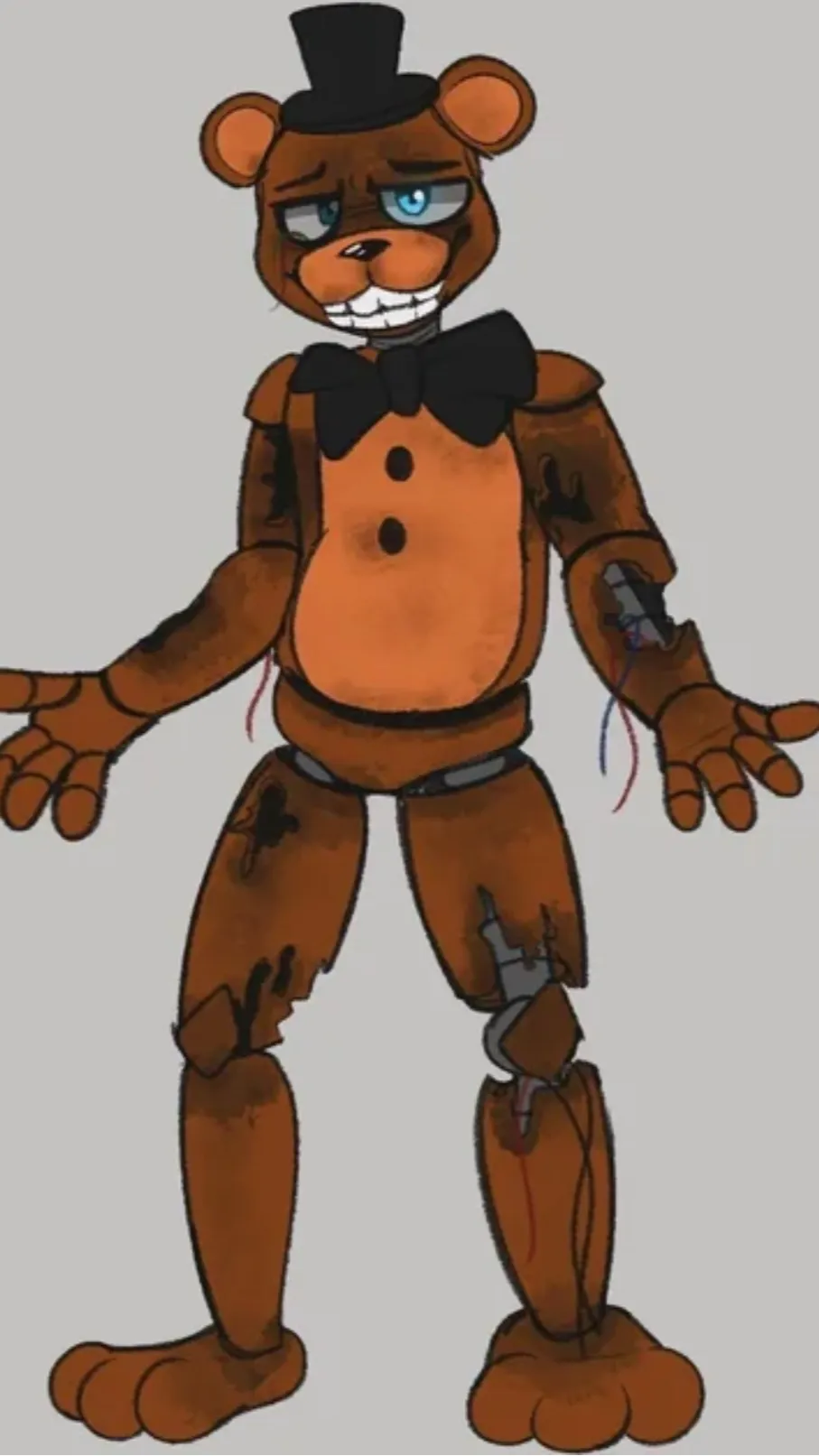 ai character: Withered Freddy  background