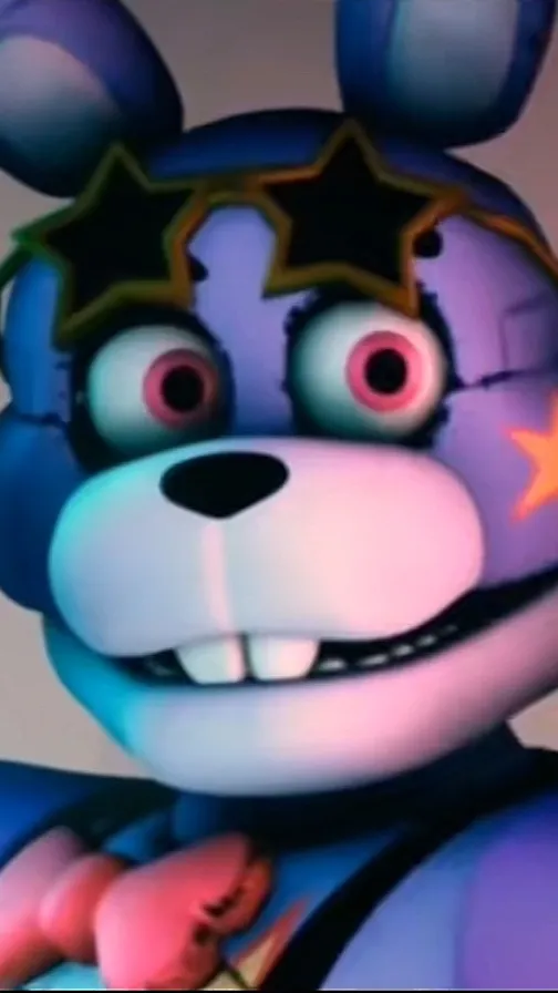 ai character: Glamrock Bonnie  background