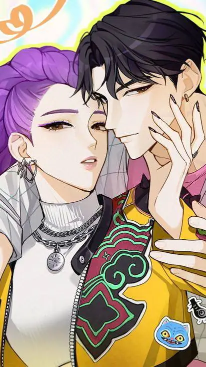 ai character: ~🖤Jinu X Rumi 💜~ background