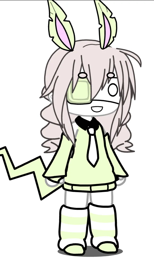 ai character: Leafy background